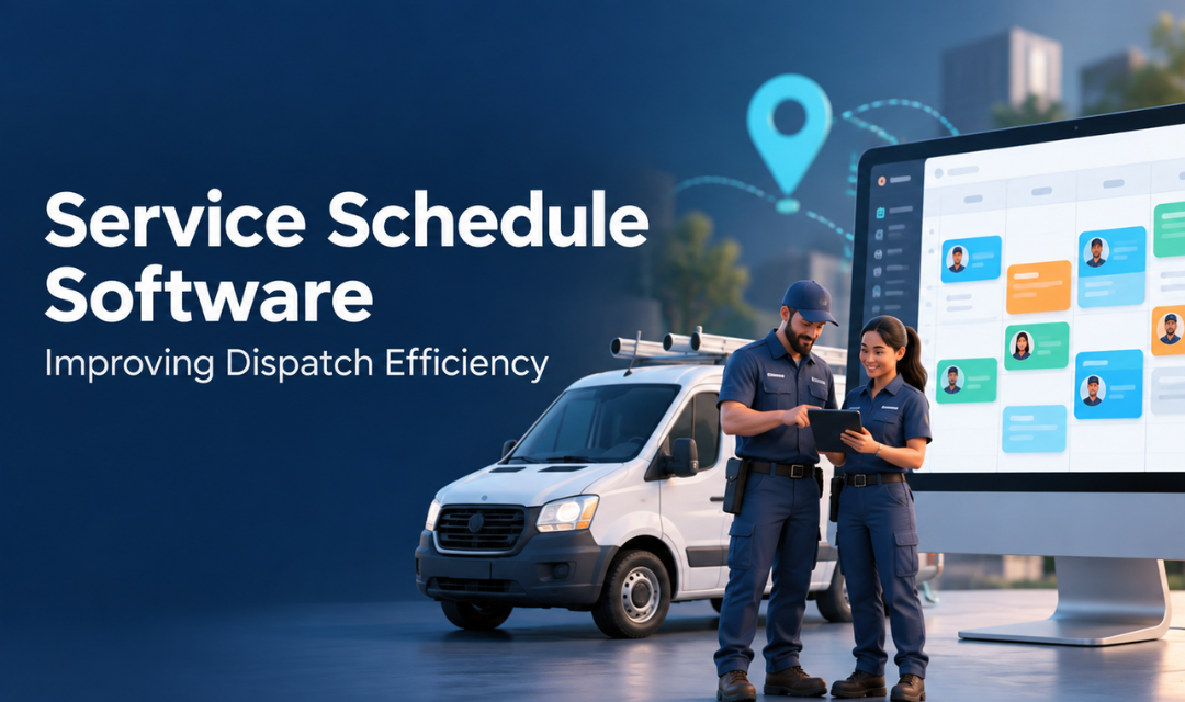 Service Schedule Software for Improving Dispatch Efficiency