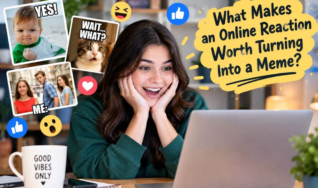 What Makes an Online Reaction Worth Turning Into a Meme?