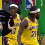 celtics vs lakers match player stats