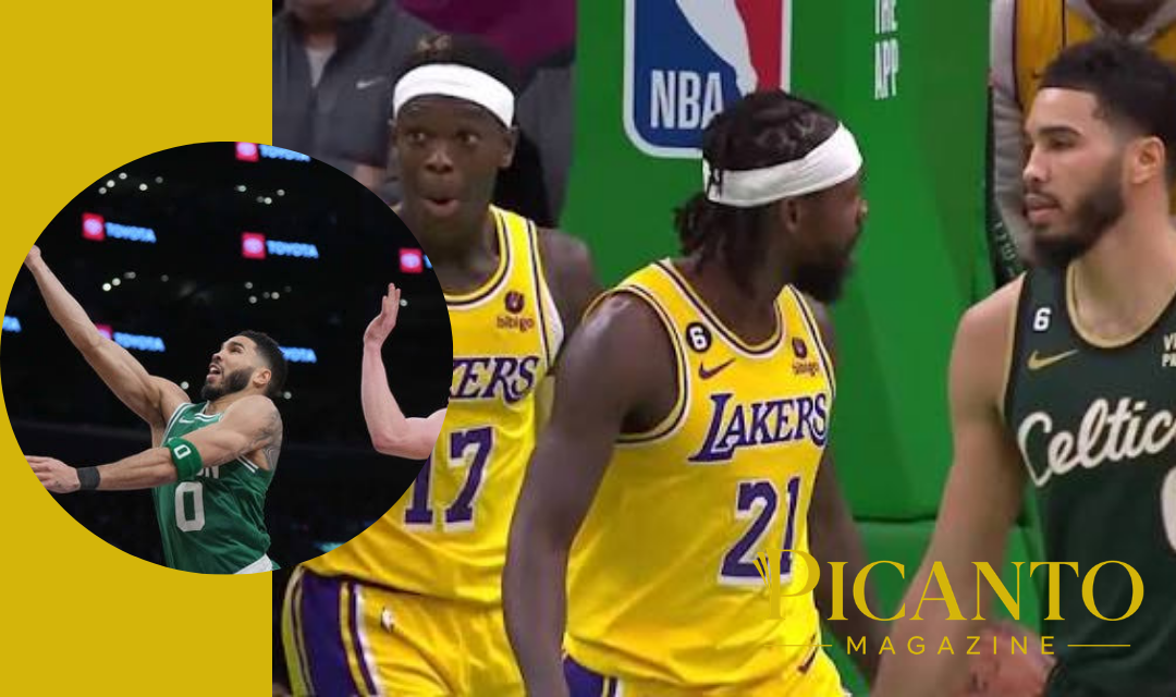 celtics vs lakers match player stats