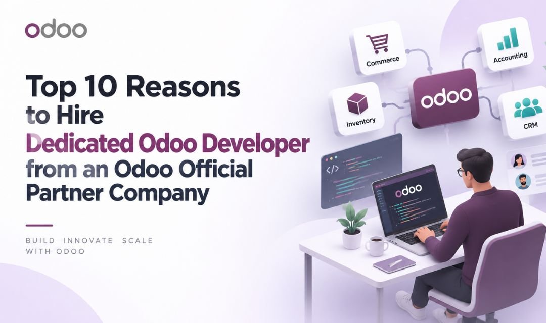 Top 10 Reasons to Hire Dedicated Odoo Developer from an Odoo Official Partner Company