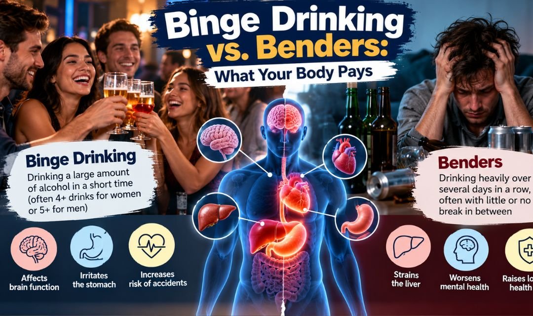 Binge Drinking vs. Benders: What Your Body Pays