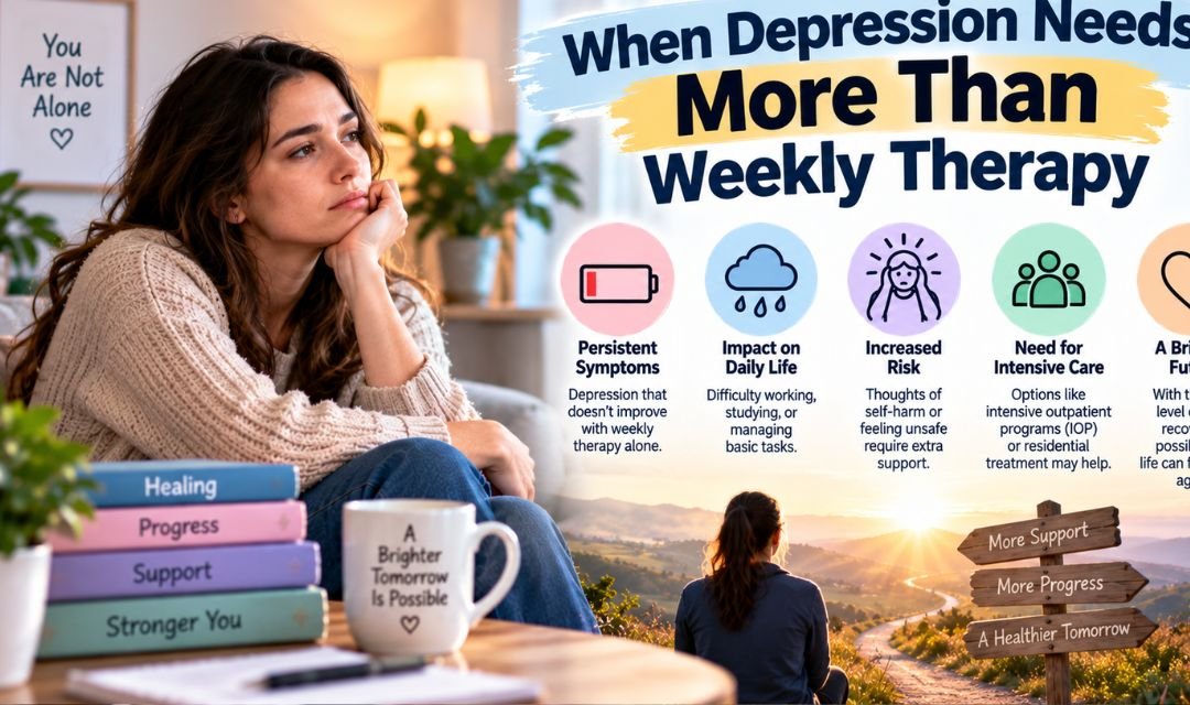 When Depression Needs More Than Weekly Therapy