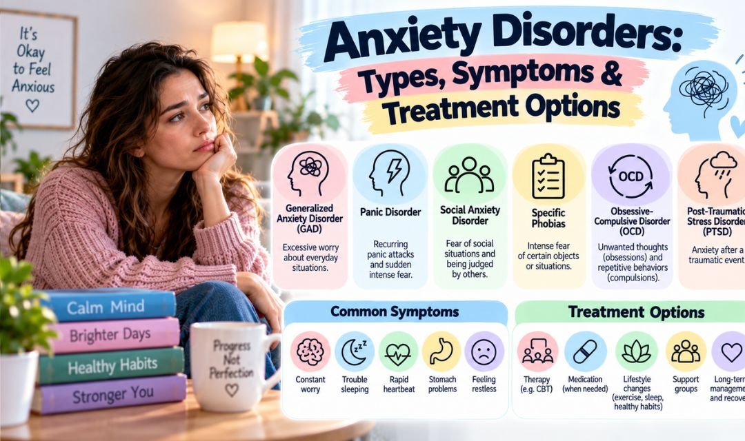 Anxiety Disorders: Types, Symptoms & Treatment Options