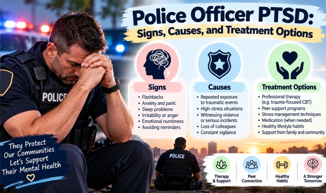 Police Officer PTSD: Signs, Causes, and Treatment Options
