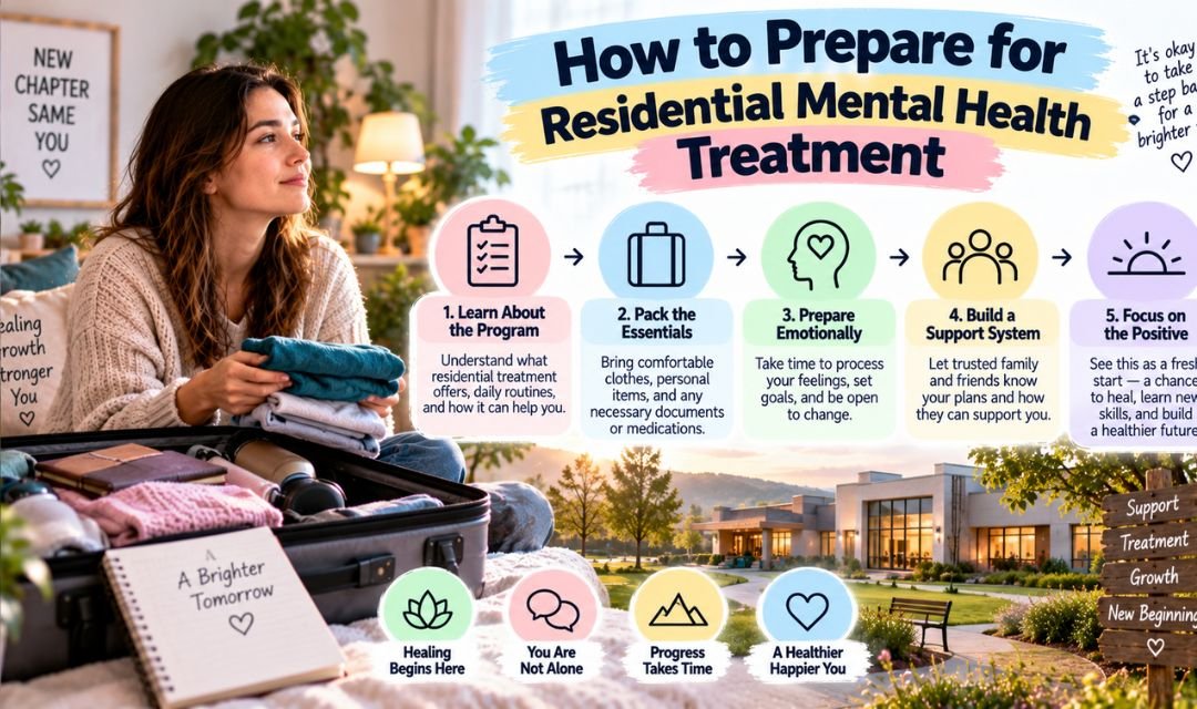 How to Prepare for Residential Mental Health Treatment